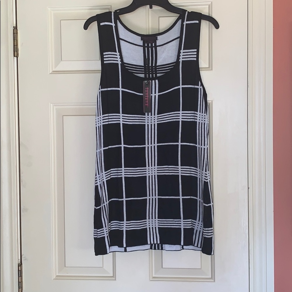 Brand New Black and a White Top